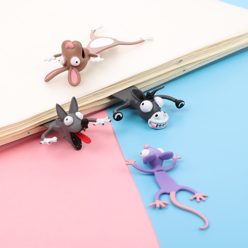 3D CARTOON BOOKMARKS - 5Pcs Set - Image 3
