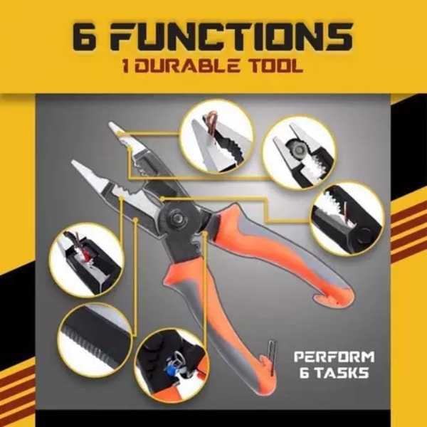 6 In 1 Multifunctional Electrician Pliers - Image 3