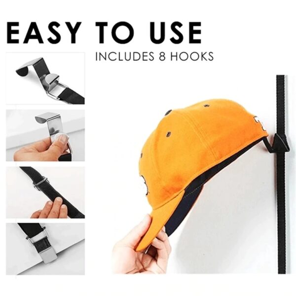 Adjustable Cap & Bag Door Rack - Image 2