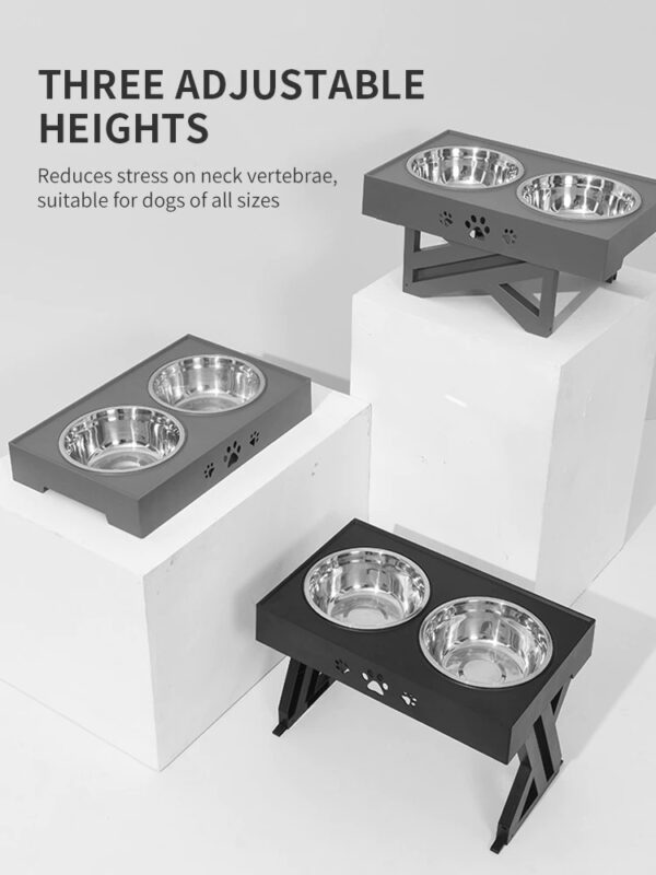 Adjustable Elevated Dog Feeder - Image 3