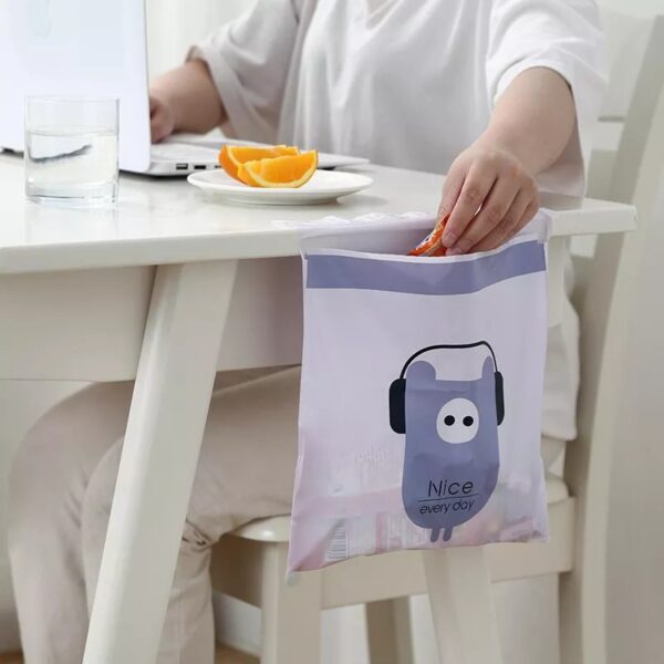Biodegradable Easy Stick-On Trash Bag-60pcs - Image 4