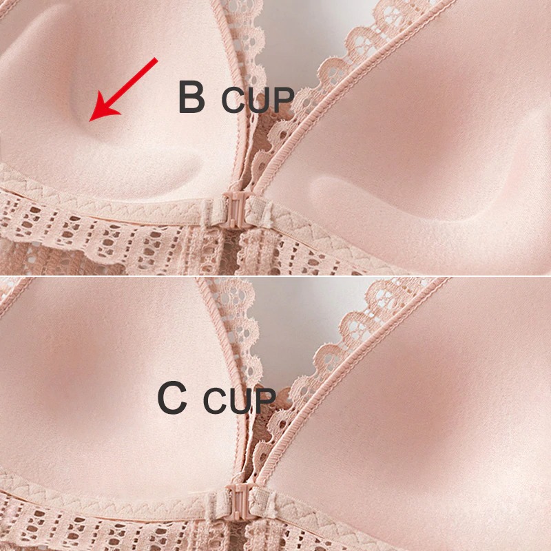 Breathy Front Buckle Lace Bra - Image 4