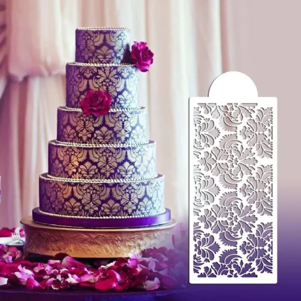 Cake Decoration Stencil - 6 PCS
