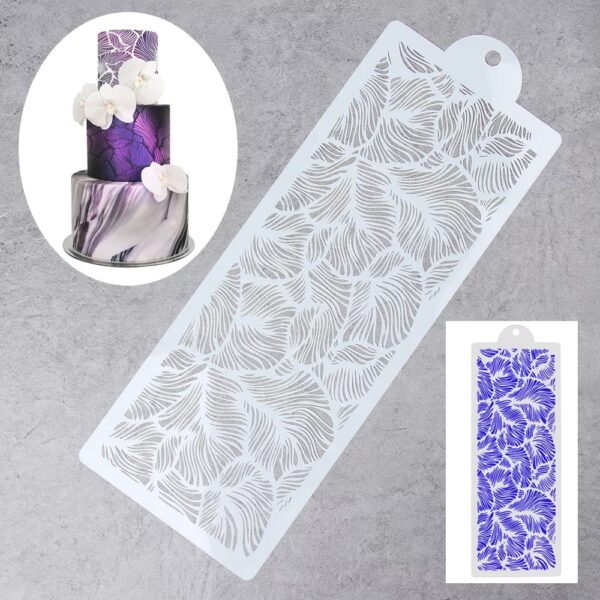 Cake Decoration Stencil - 6 PCS - Image 2