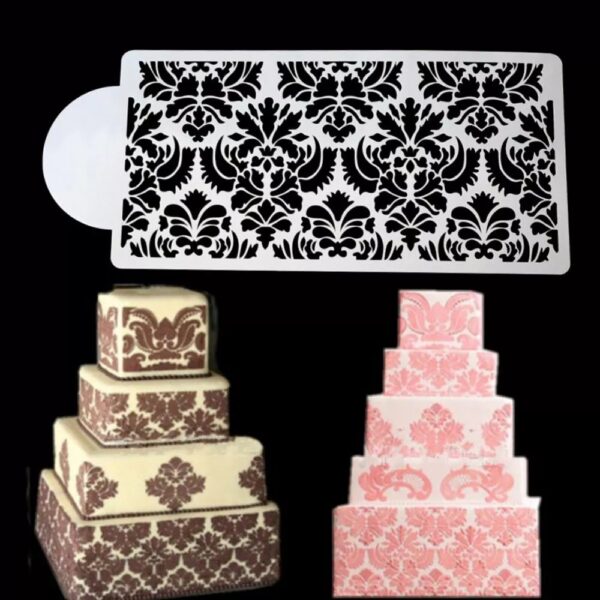 Cake Decoration Stencil - 6 PCS - Image 4