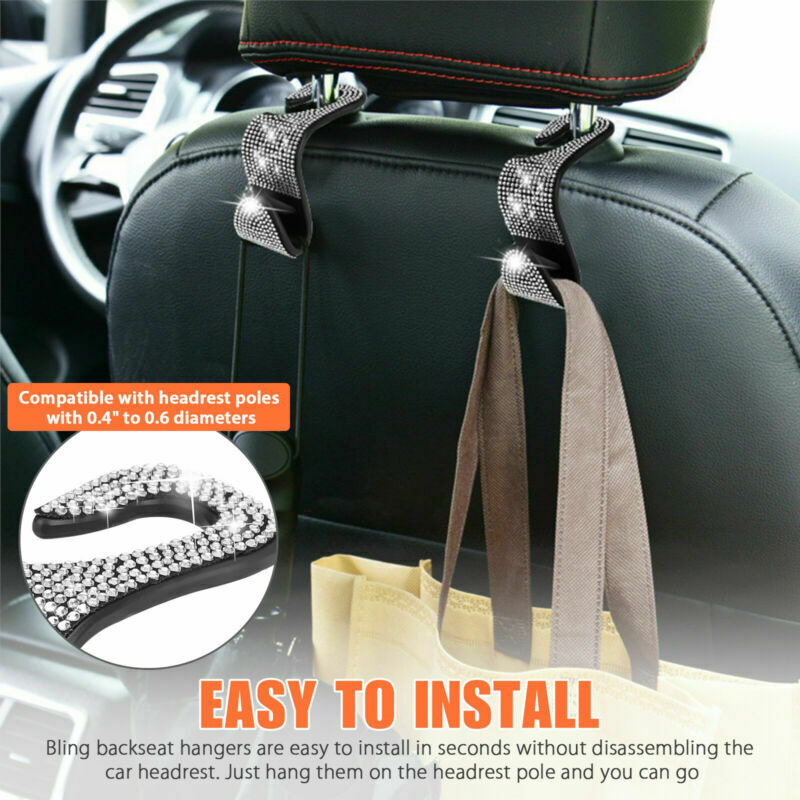Car Backseat Hooks - 2pcs - Image 8