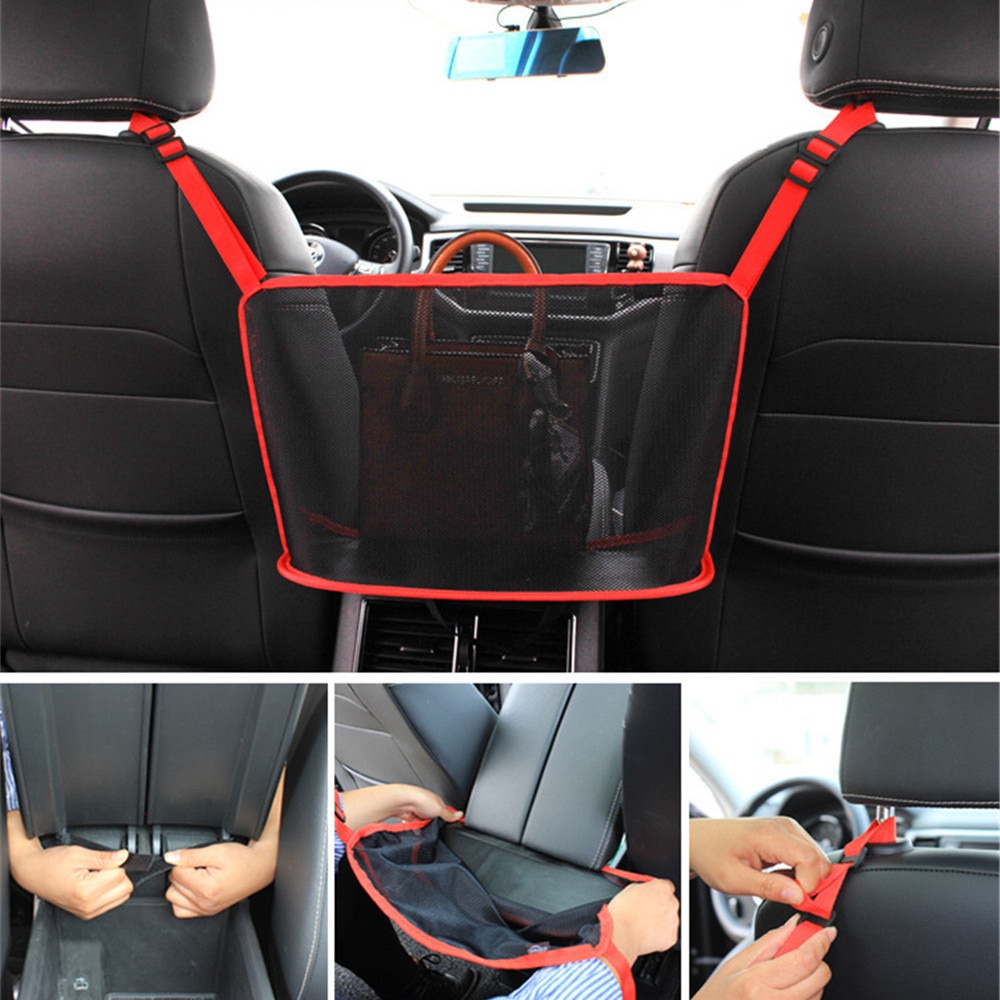Car Net Pocket Handbag Holder - Image 2