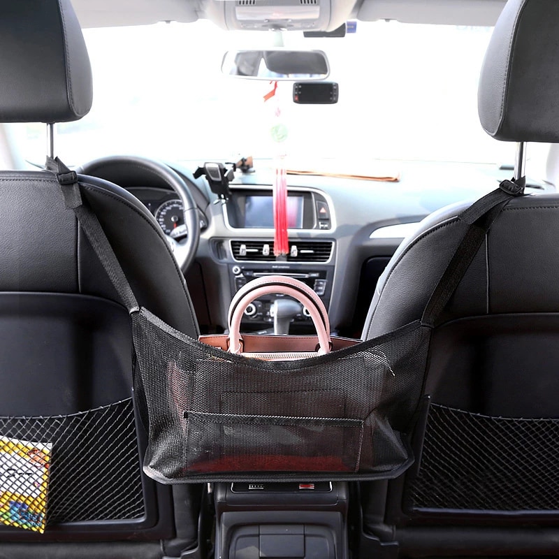 Car Net Pocket Handbag Holder - Image 5