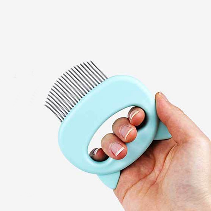 Cat Hair Removal Massaging Shell Comb - Image 2