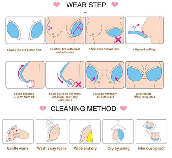 Comfortable Silicone Lift Adhesive Bra - Image 4