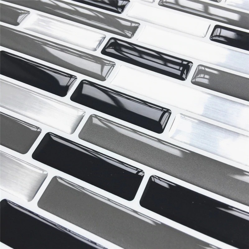 Crystal Tile Self-adhesive 3D Wall Sticker 5PCS+3Free - Image 2