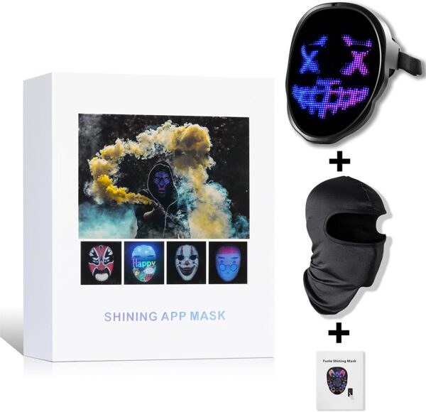 DIY Patterns LED Glowing Mask - Image 2