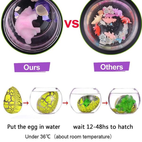 Easter Magic Hatching Growing Dinosaur Eggs - 10PCS - Image 5