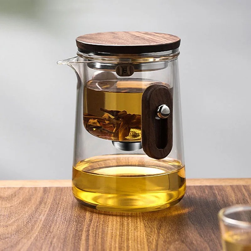 Elegant Travel Tea Set with Glass Teapot & Cups - Image 4