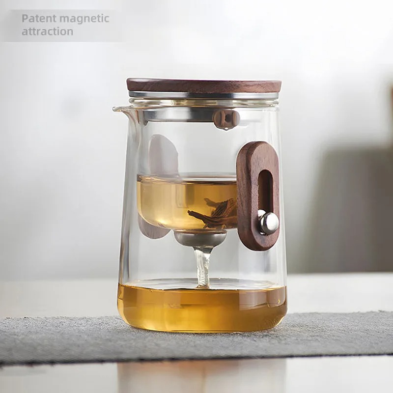 Elegant Travel Tea Set with Glass Teapot & Cups - Image 5