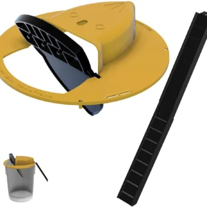 Flip N Slide Bucket Lid Mouse Trap