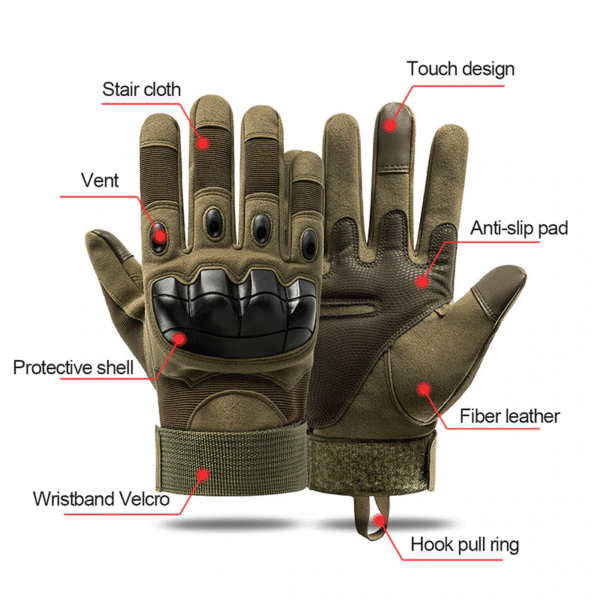 Full Finger Tactical Army Gloves - Image 3