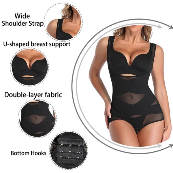 High Waist Tummy Control Butt Lift Slimming Body Shaper - Image 4