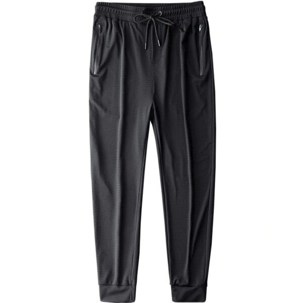 Ice Silk Fitness Running Stretch Pants