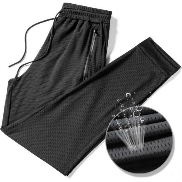Ice Silk Fitness Running Stretch Pants - Image 2