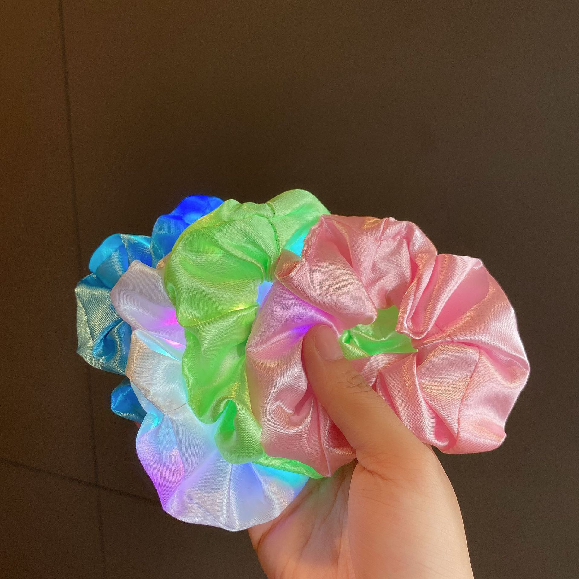 LED Glow Hair Scrunchie - Image 3