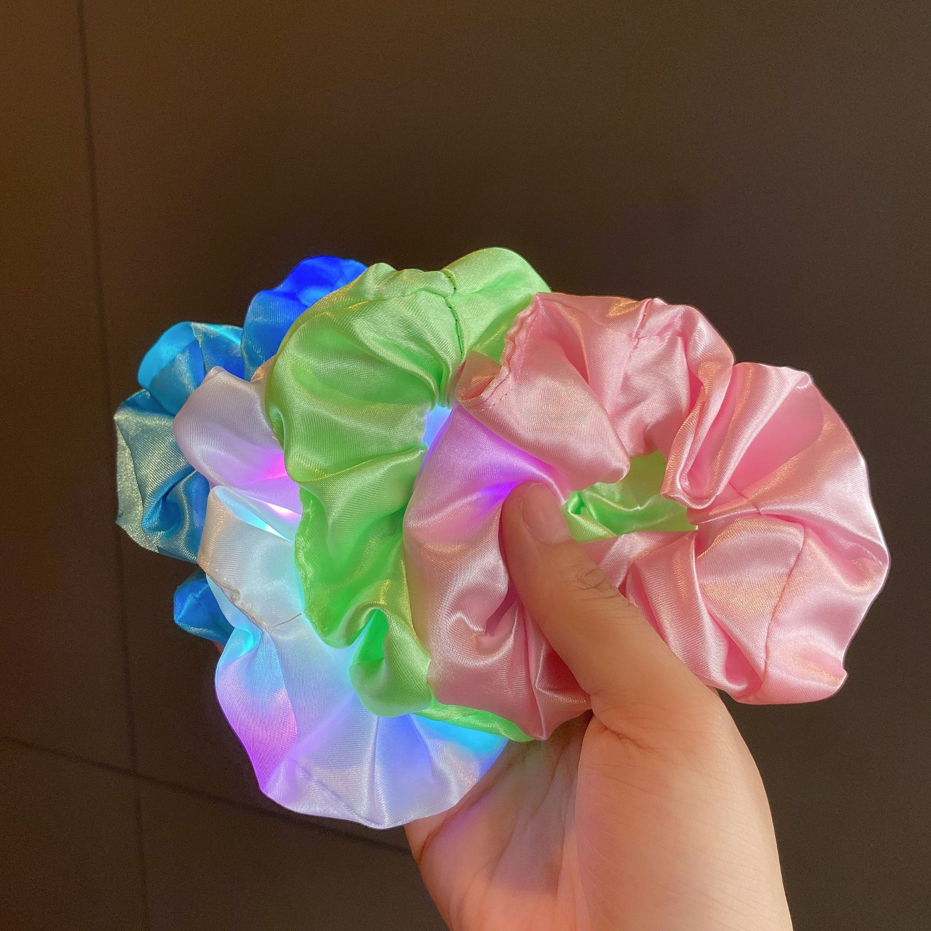 LED Glow Hair Scrunchie - Image 5