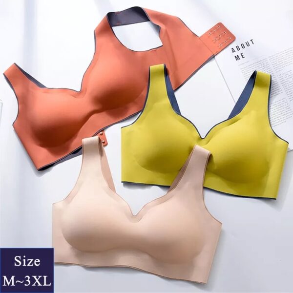 Latex Seamless Push Up Bra - Image 4