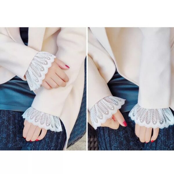 Layered Sleeve Wrist Cuff - Image 2