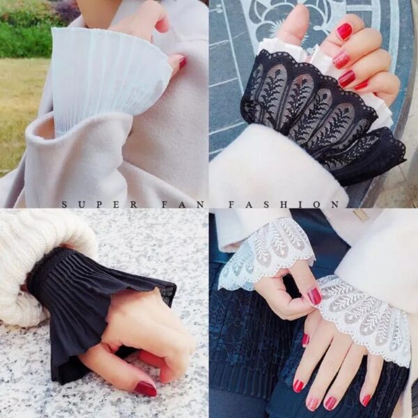Layered Sleeve Wrist Cuff - Image 5