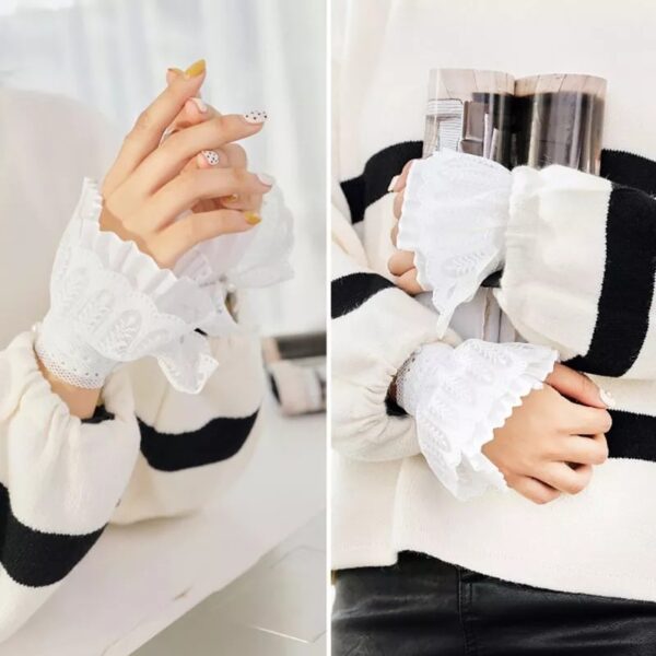 Layered Sleeve Wrist Cuff - Image 4