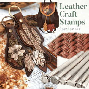Leather Craft Stamps - 6 PCS