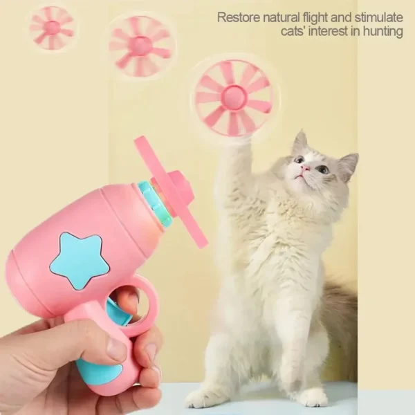 Light-Up Flying Disc Cat Launcher Set - Image 2