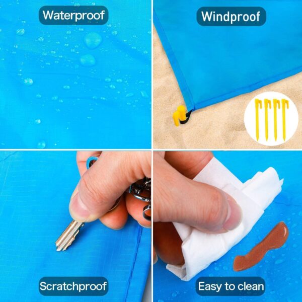 Lightweight Sand Free Beach Mat - Image 6