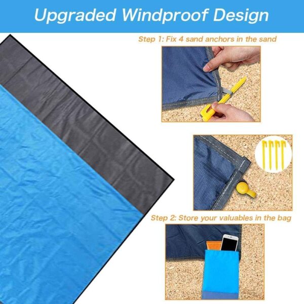 Lightweight Sand Free Beach Mat - Image 7