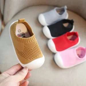 Mesh-Knit Baby Firstwalker Shoes