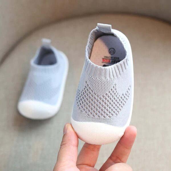 Mesh-Knit Baby Firstwalker Shoes - Image 6