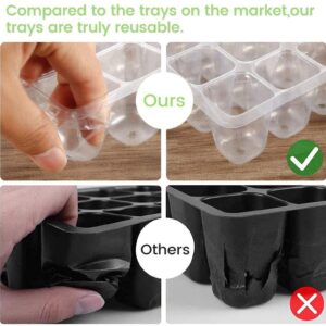 Mini Greenhouse Seed Starter Tray - 5 pcs