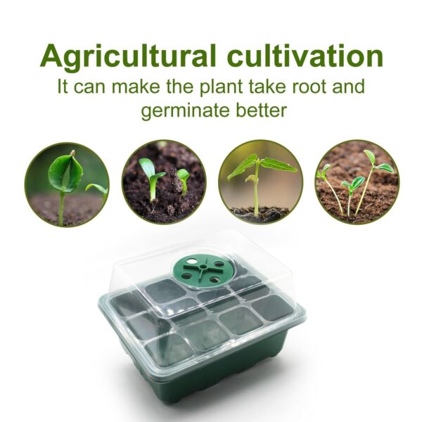 Mini Greenhouse Seed Starter Tray - 5 pcs - Image 2