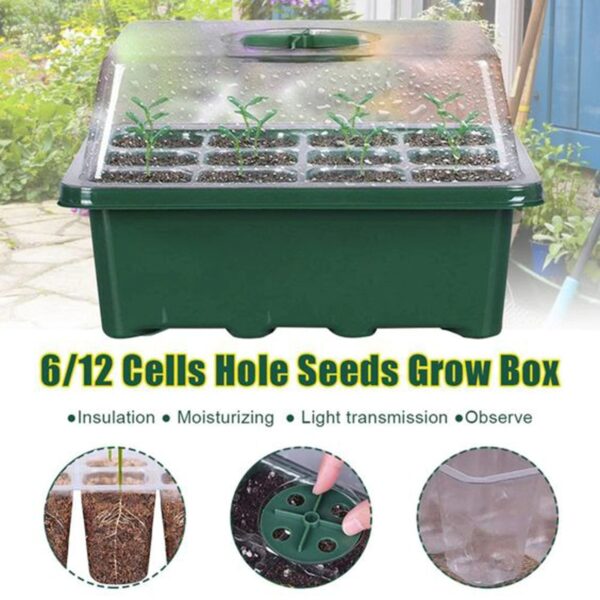 Mini Greenhouse Seed Starter Tray - 5 pcs - Image 5