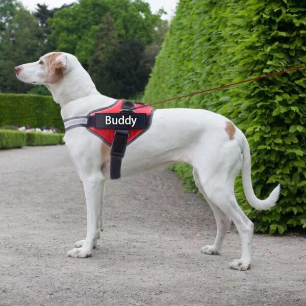 NO PULL Reflective Breathable Adjustable Dog Harness