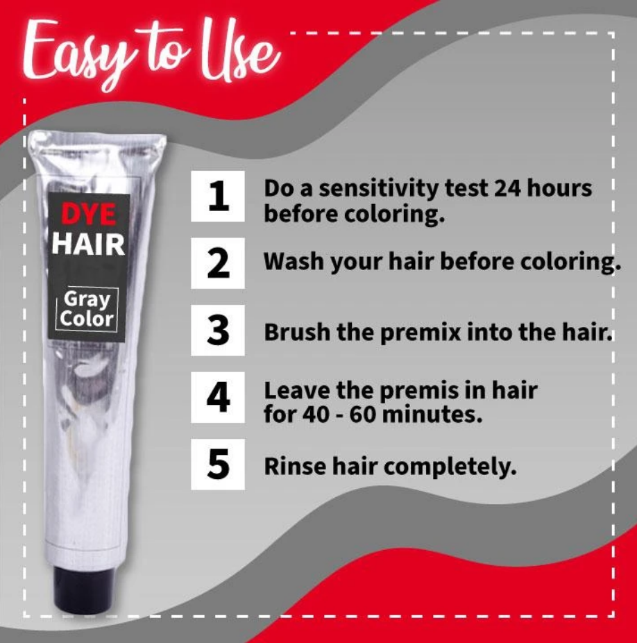 Nourishing Gray Hair Dye Cream - Image 6
