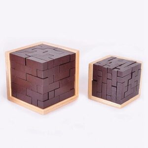 Original 3D Wooden Brain Teaser Puzzle