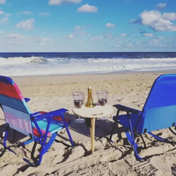 Outdoor Folding Wine Table - Image 5