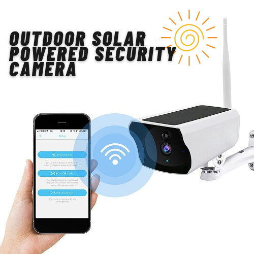 Outdoor Solar Powered Security Camera