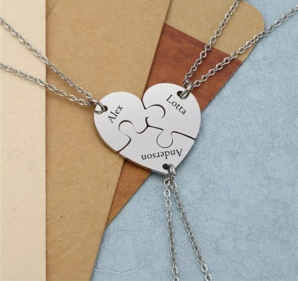 Personalized Puzzle Necklace