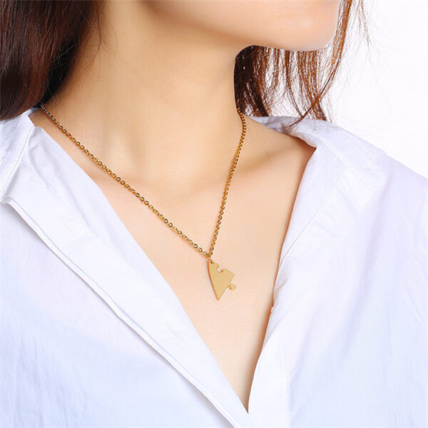 Personalized Puzzle Necklace - Image 2
