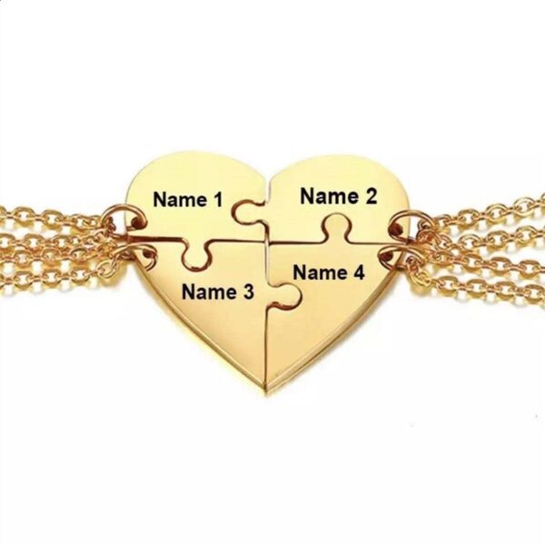 Personalized Puzzle Necklace - Image 5