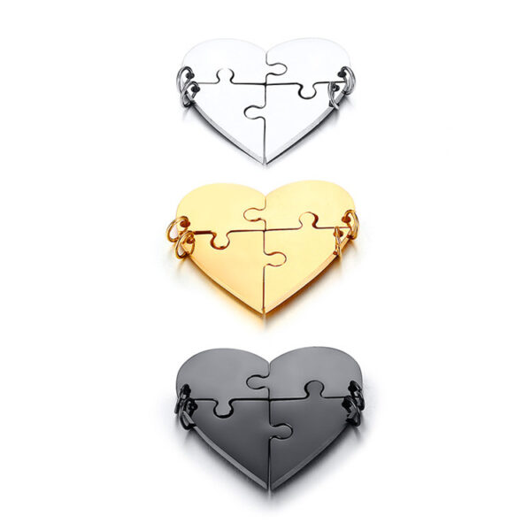 Personalized Puzzle Necklace - Image 4