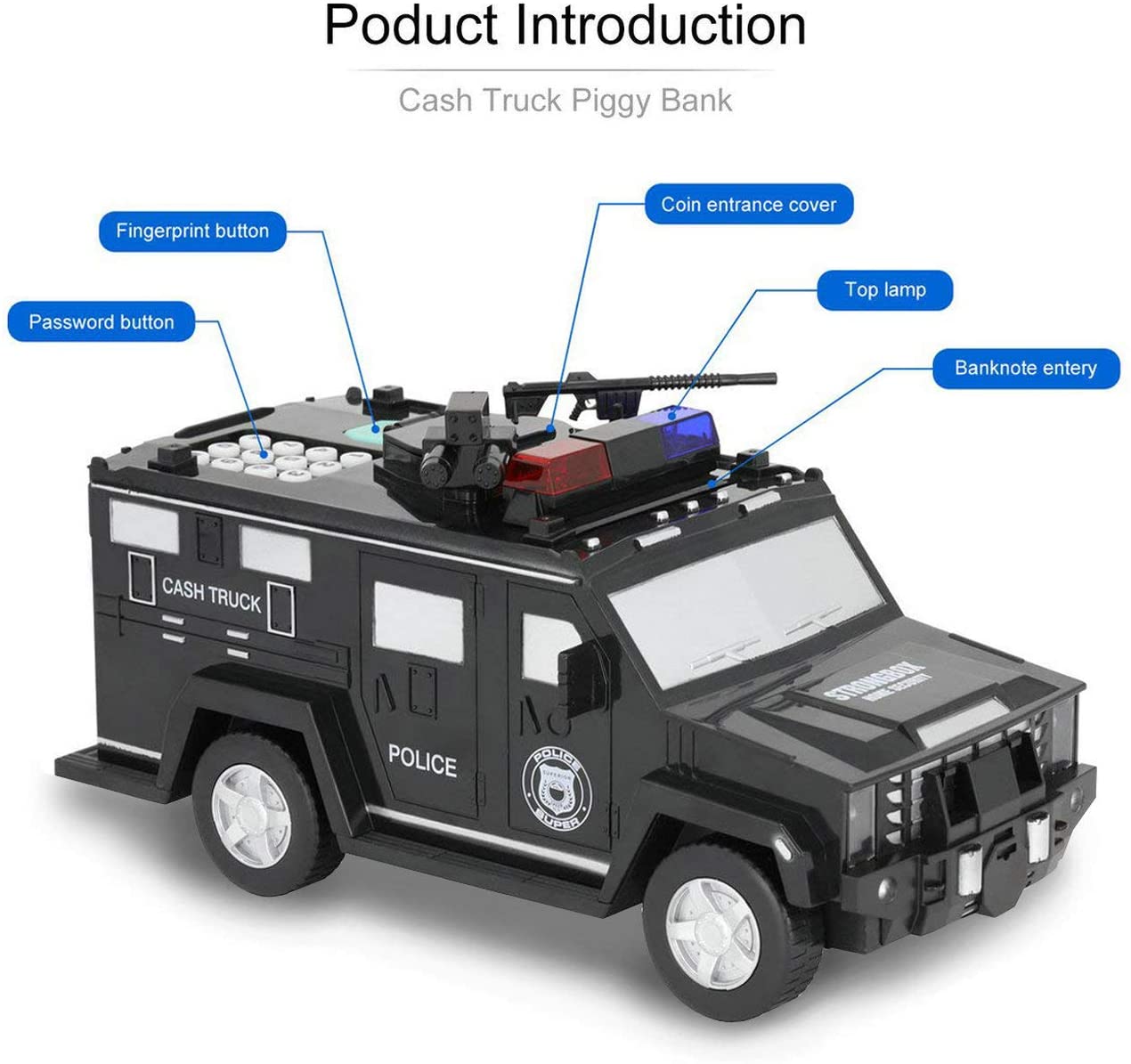 Police car piggy bank - Image 4