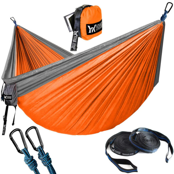 Portable Parachute Leisure Travel Hammock - Image 2